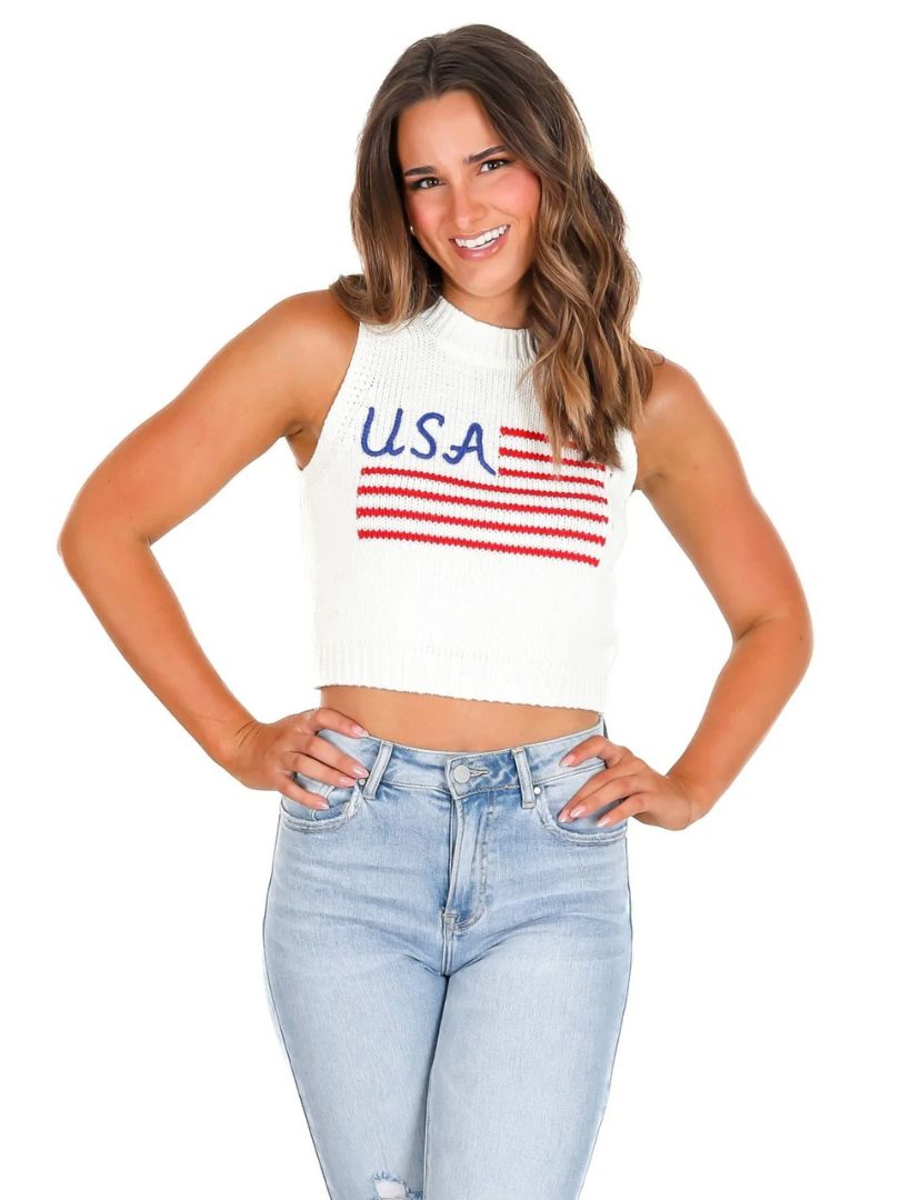 American Girl Crop Top