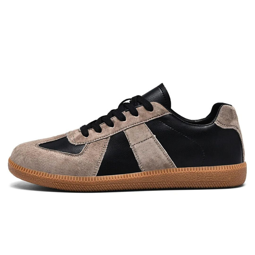 Premium Leather + Suede Sneakers - Saint Drako