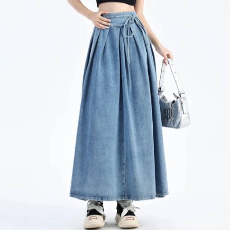 Camilla Denim Skirt - Saint Drako