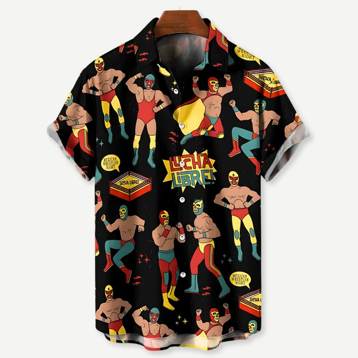 Relaxed Lucha Libre Shirt