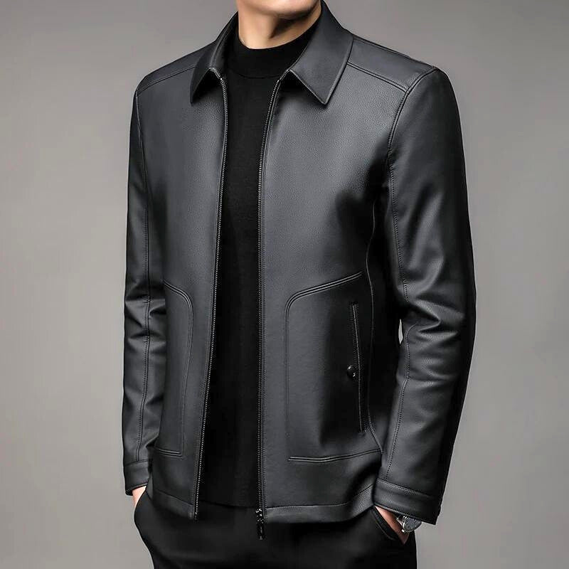 Bernardo Cavallino Leather Jacket - Saint Drako