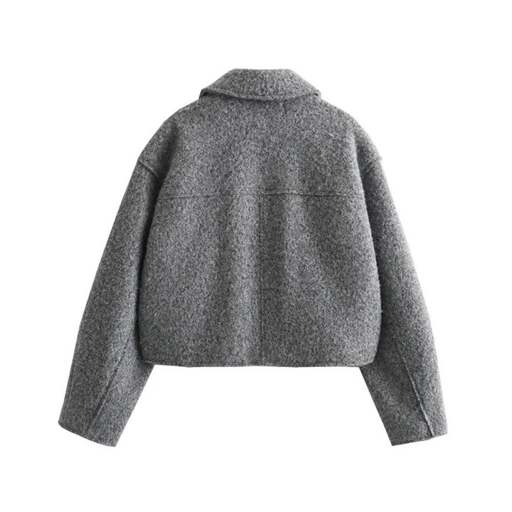 Noble Wear Women’s Wool Blend Bomber Jacket - Saint Drako