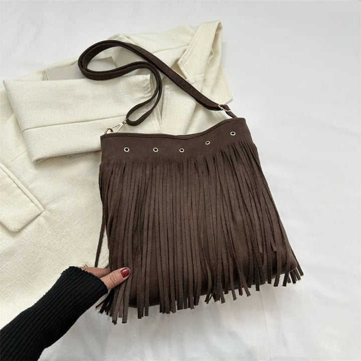 Cowgirl Suede Tassle Bag