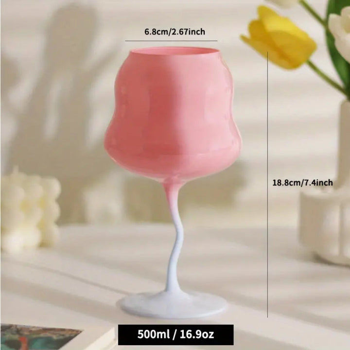 Coral Wine Glasses