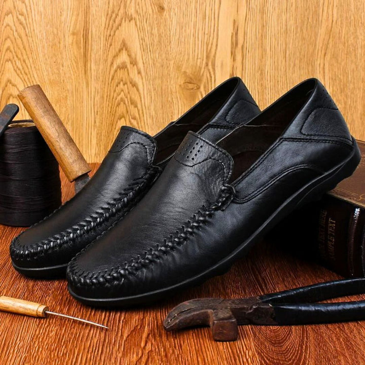 Genuine Leather "Lite Walk" Loafers - Saint Drako