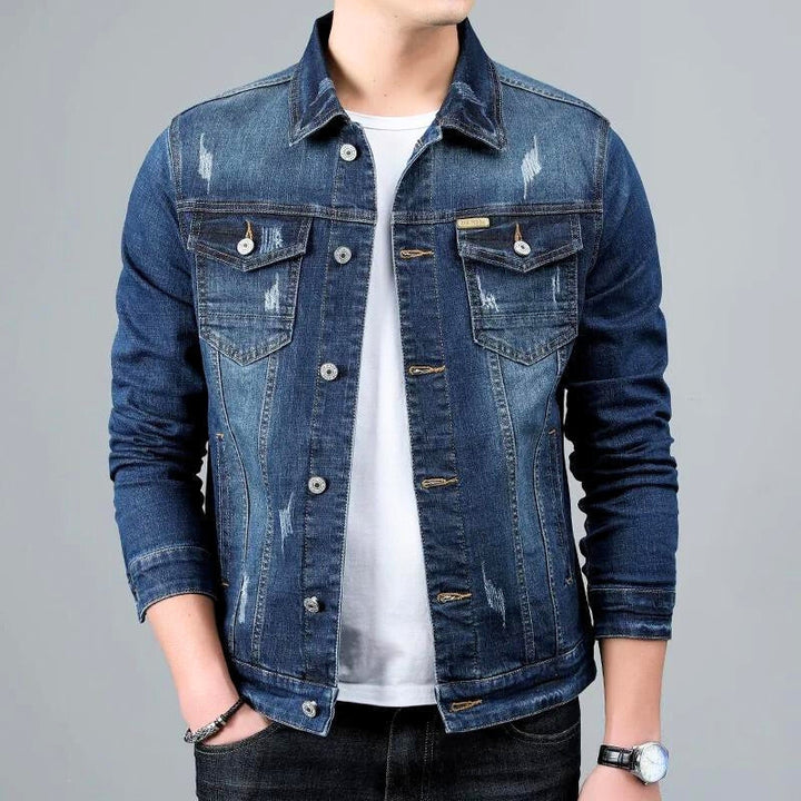 Stellar Men's Denim Jacket - Saint Drako