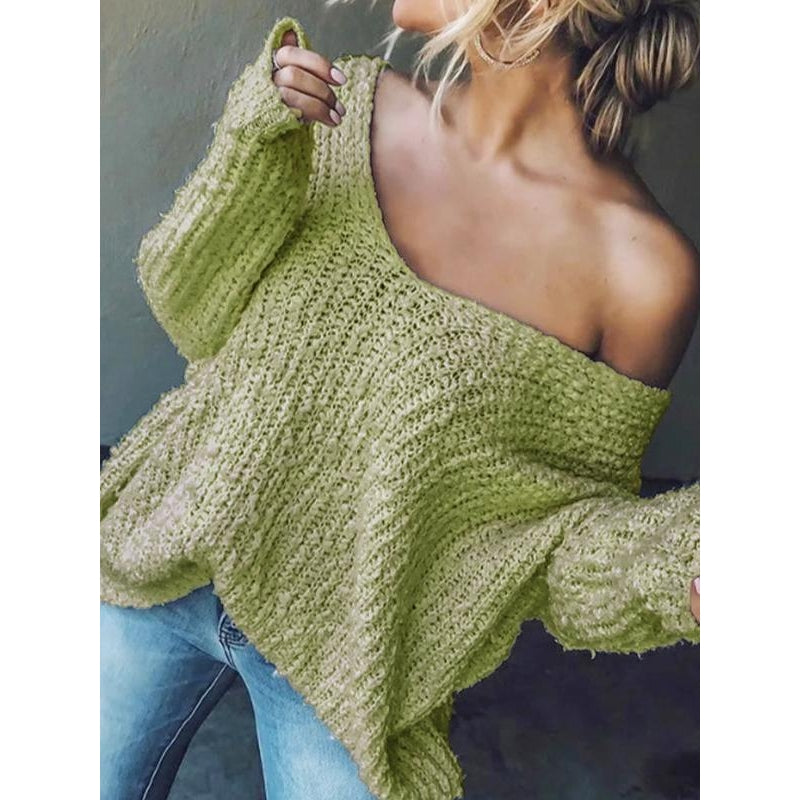 Alvera Knit V-Neck Sweater
