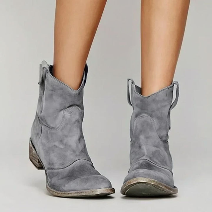 Marlow Women’s Cowgirl Ankle Boots - Saint Drako