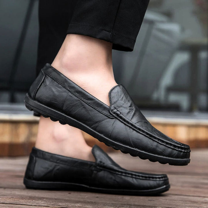 Genuine Leather Loafers - Saint Drako