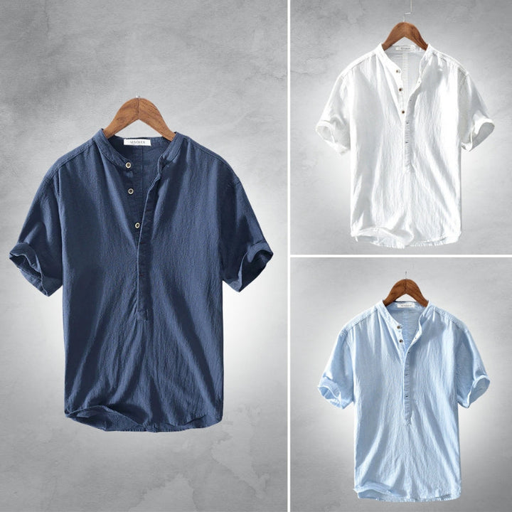 Claude Monet Premium Linen Shirt - Saint Drako