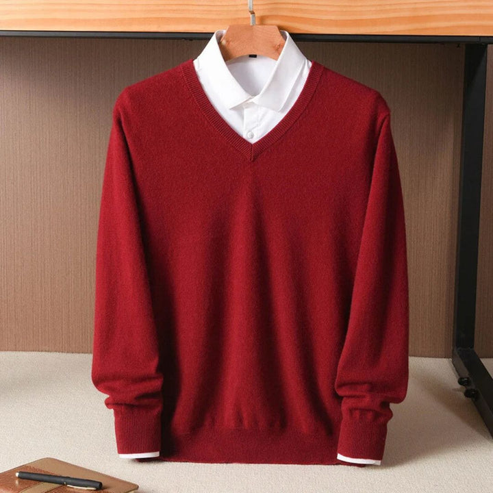 Olympia Merino V-Neck Sweater