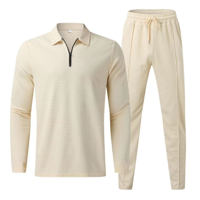 Lucera Waffle Two-Piece Set - Saint Drako