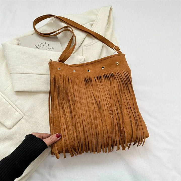 Cowgirl Suede Tassle Bag