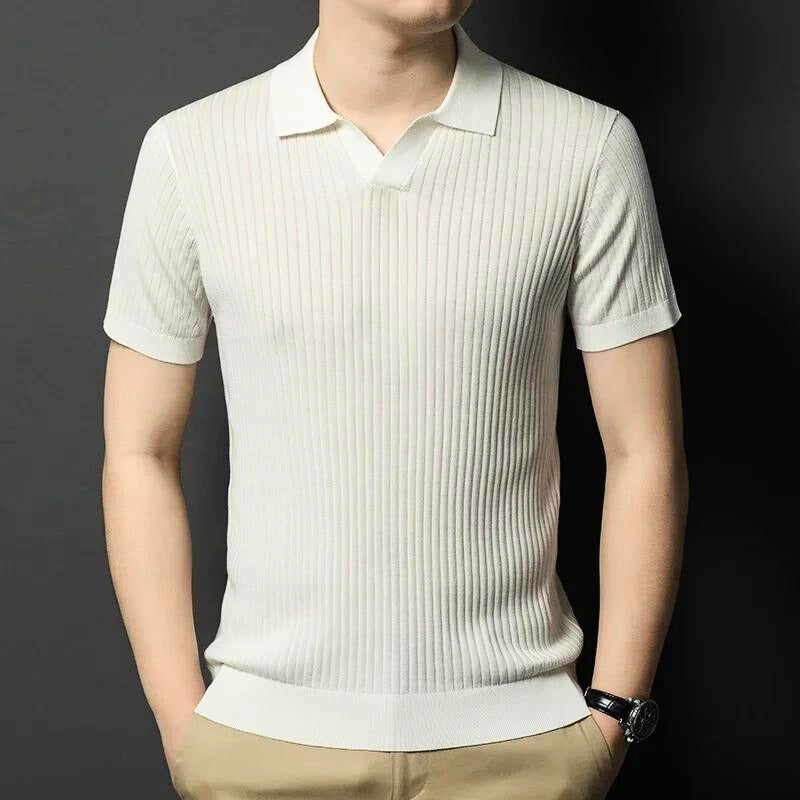 Grayson Knitted Polo Shirt