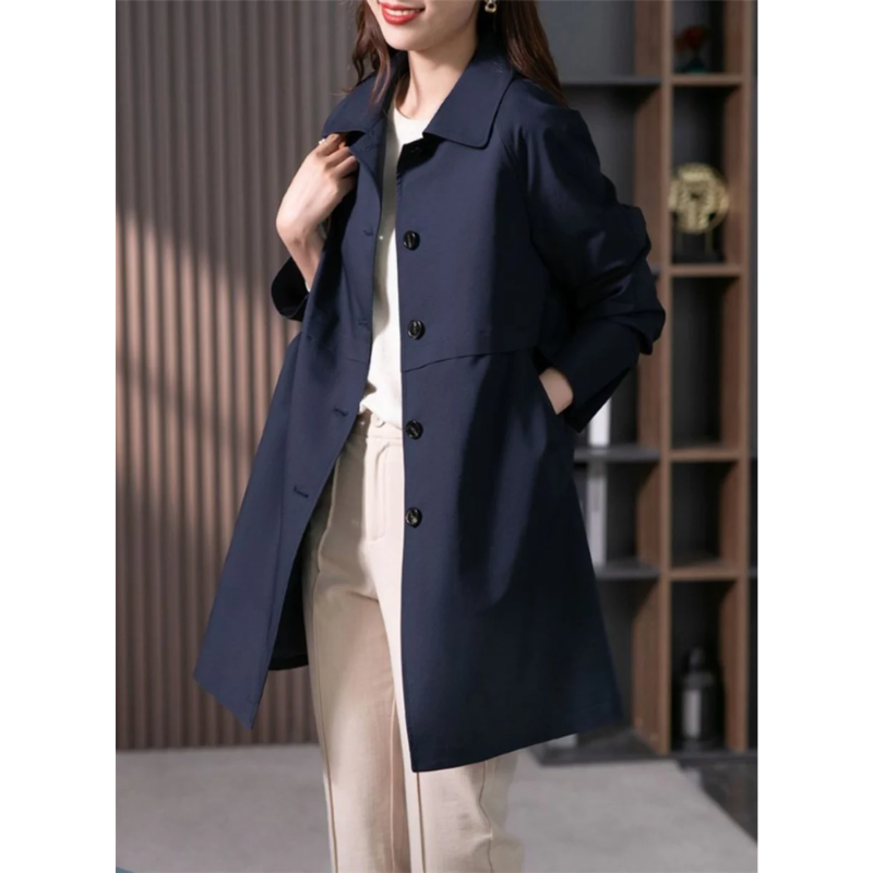 Celeste Women’s Tailored Trench Coat - Saint Drako