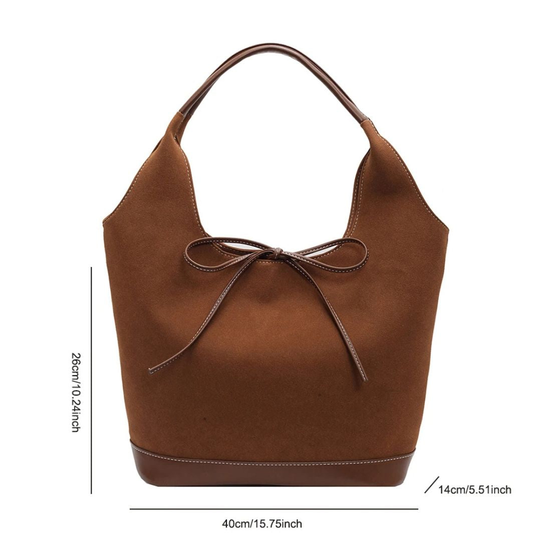 Willow Suede Bucket Tote