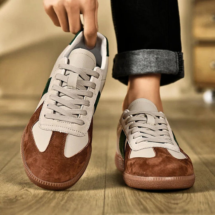 Premium Leather + Suede Sneakers