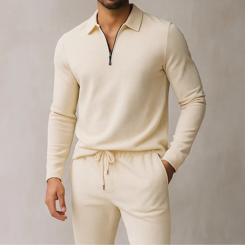 Lucera Waffle Two-Piece Set - Saint Drako