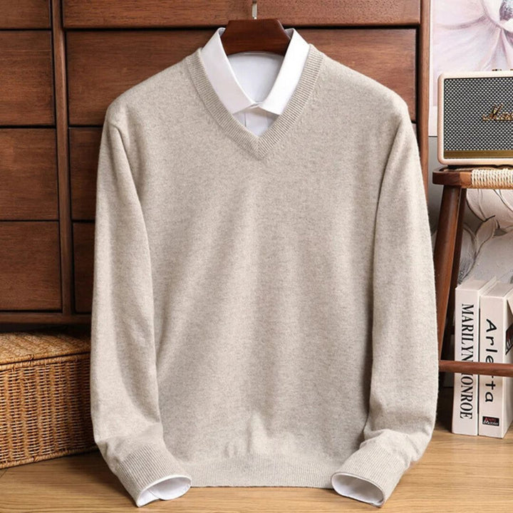 Olympia Merino V-Neck Sweater