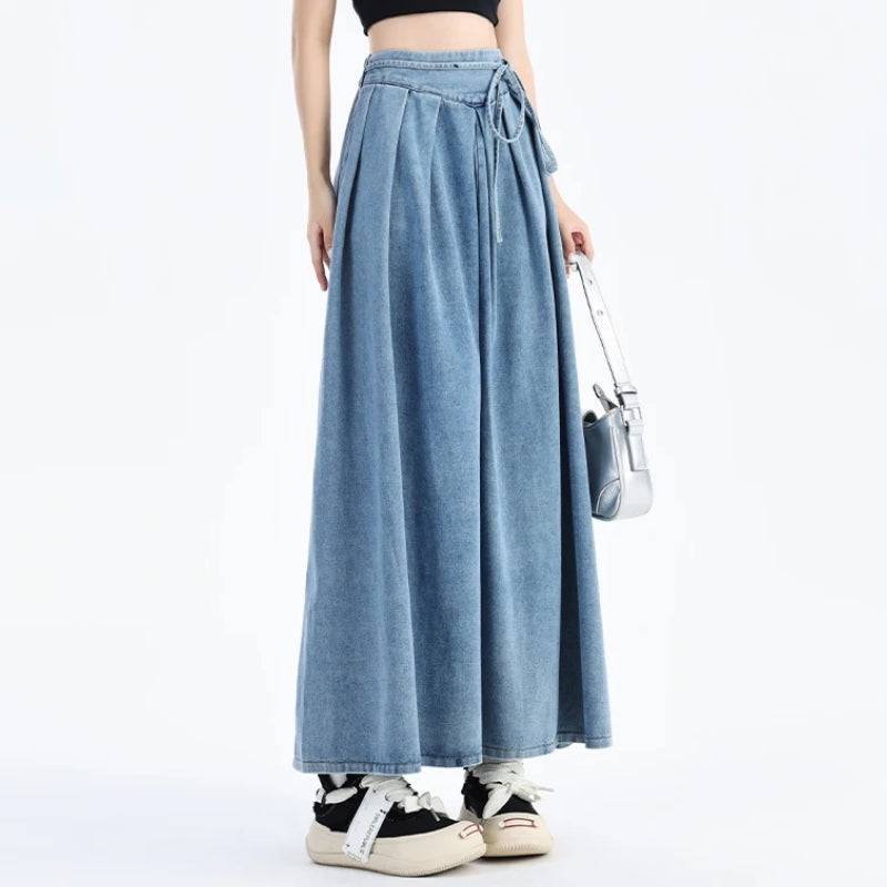 Camilla Denim Skirt - Saint Drako