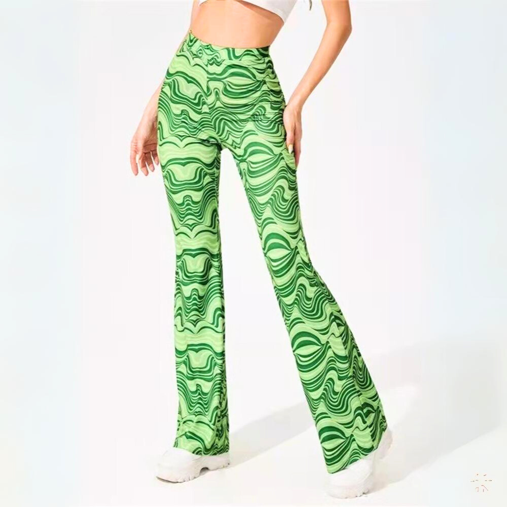 Bold Psychedelic Flare Pants - Saint Drako