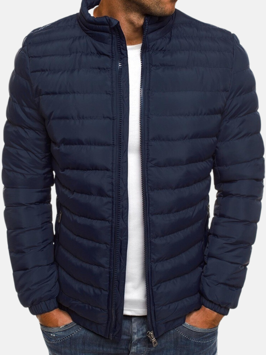 Daven Men’s Quilted Puffer Jacket - Saint Drako