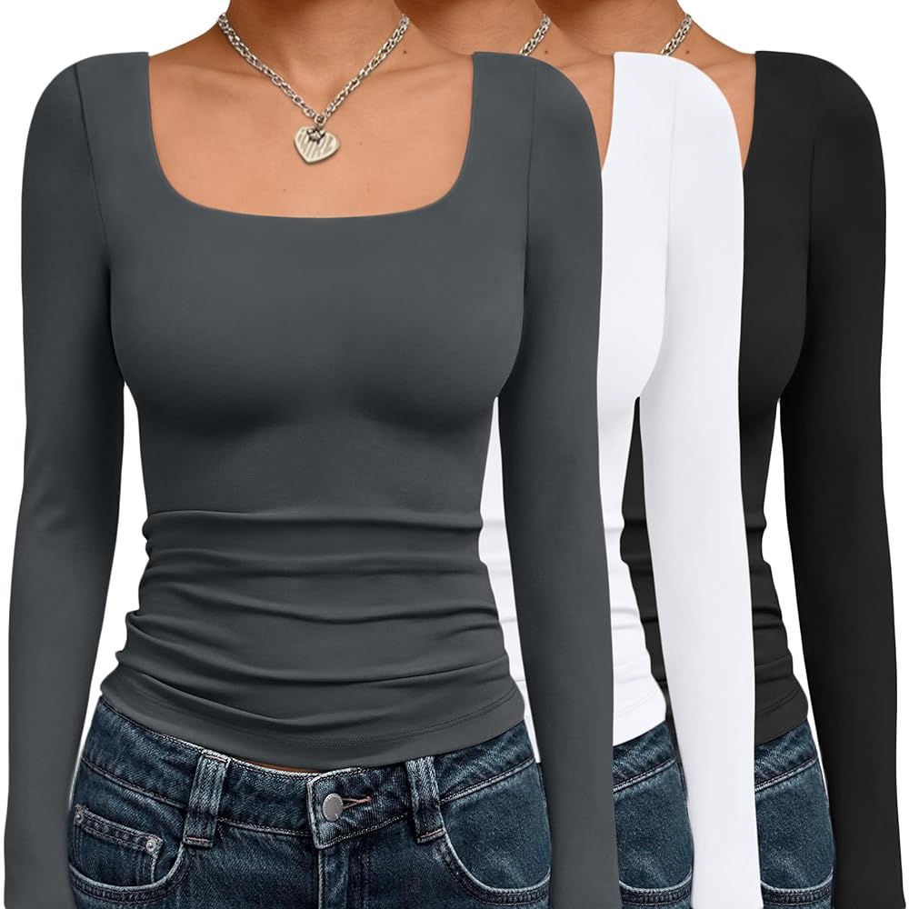 Valencia 3-pack Long Sleeve Top - Saint Drako