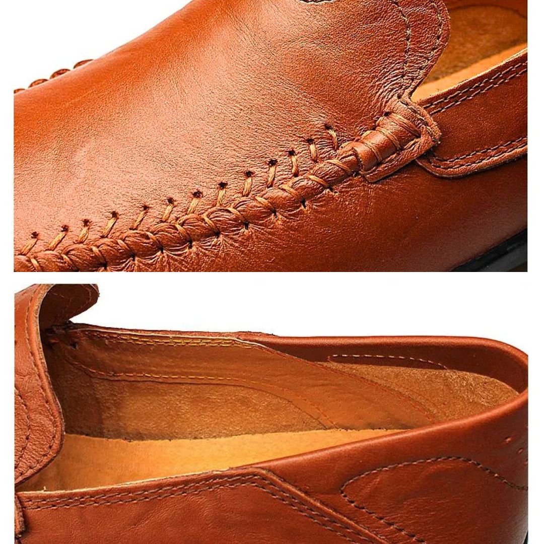 Genuine Leather "Lite Walk" Loafers - Saint Drako