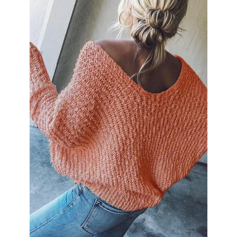Alvera Knit V-Neck Sweater