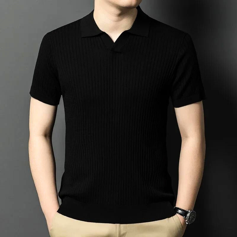 Grayson Knitted Polo Shirt