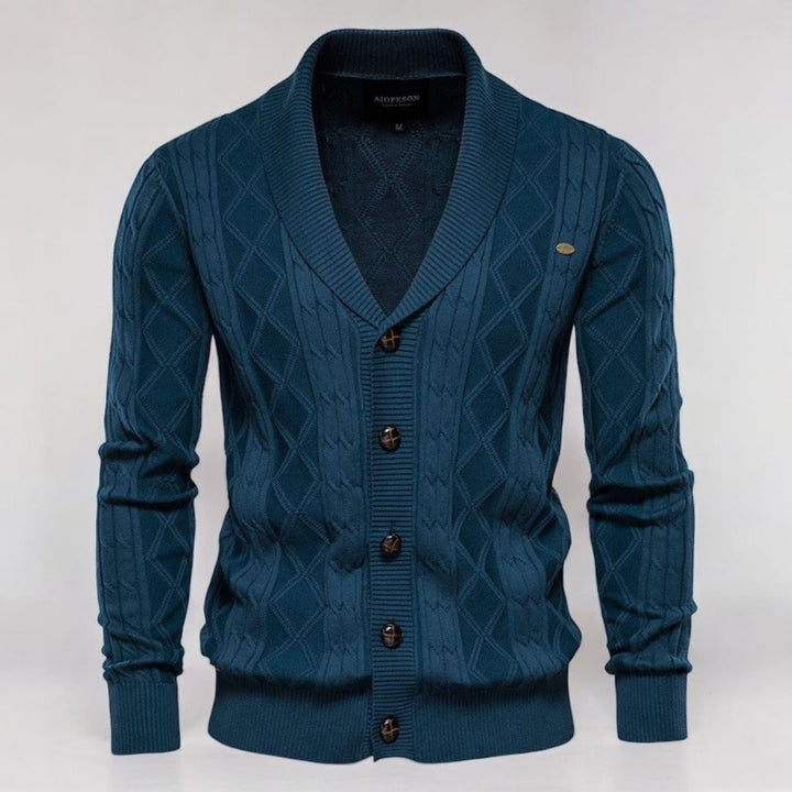 Cambridge Cable Knit Cardigan - Saint Drako