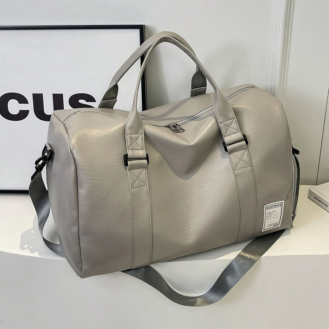 Leather Duffle Bag – Perfect Overnight Travel Bag For Men and Ladies - Saint Drako