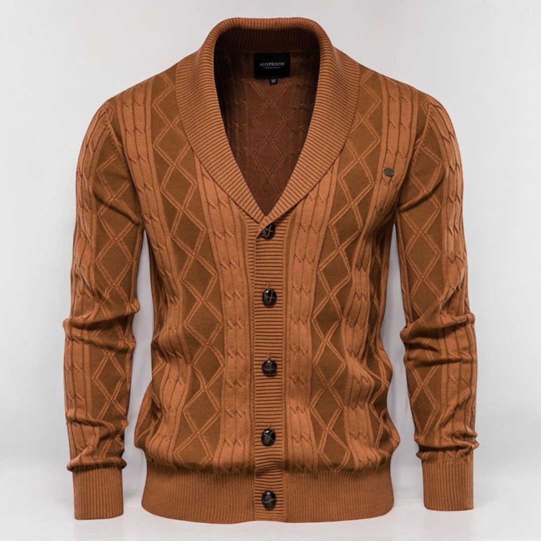 Cambridge Cable Knit Cardigan - Saint Drako