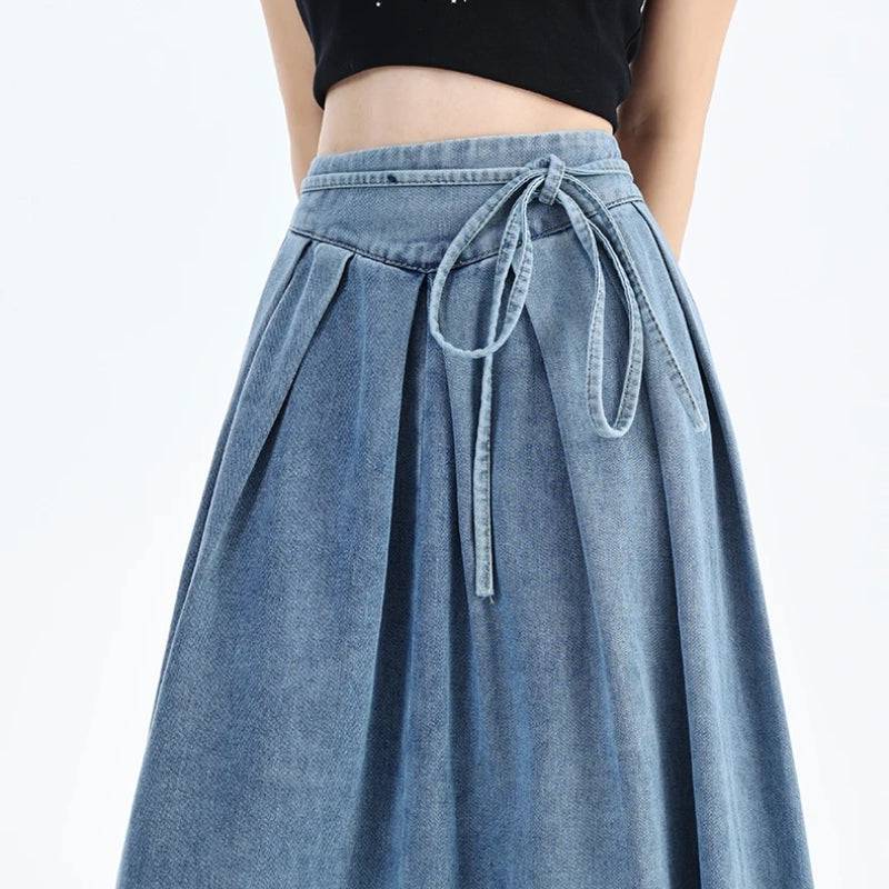 Camilla Denim Skirt - Saint Drako