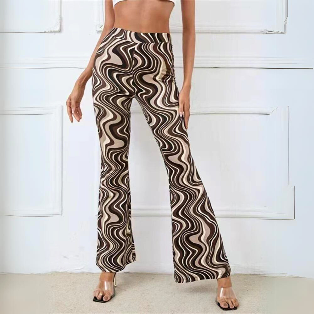 Bold Psychedelic Flare Pants - Saint Drako