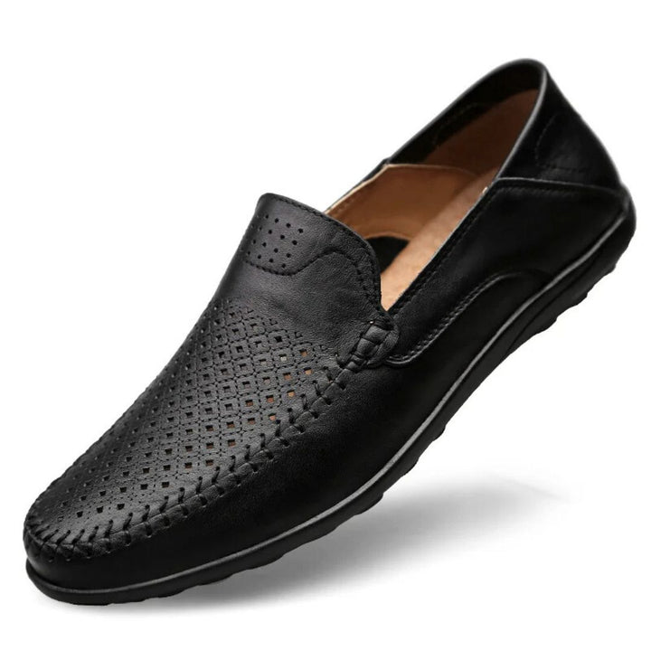 Genuine Leather "Air-Flow" Loafers - Saint Drako