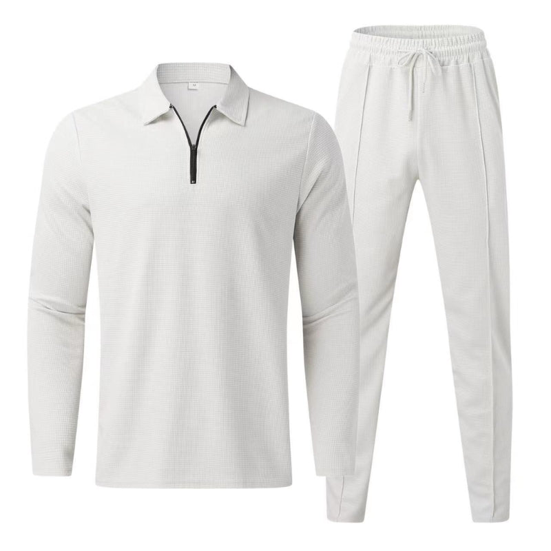 Lucera Waffle Two-Piece Set - Saint Drako