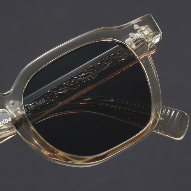 Amber Vintage Square Sunglasses