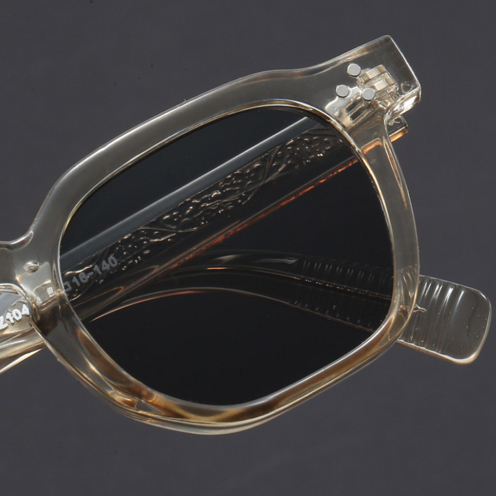 Amber Vintage Square Sunglasses