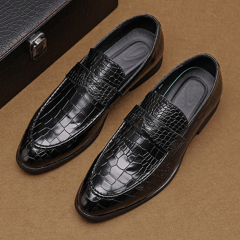 Savona Crocodile Leather Loafers