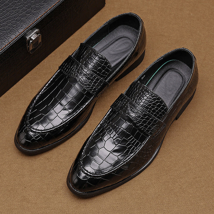 Savona Crocodile Leather Loafers