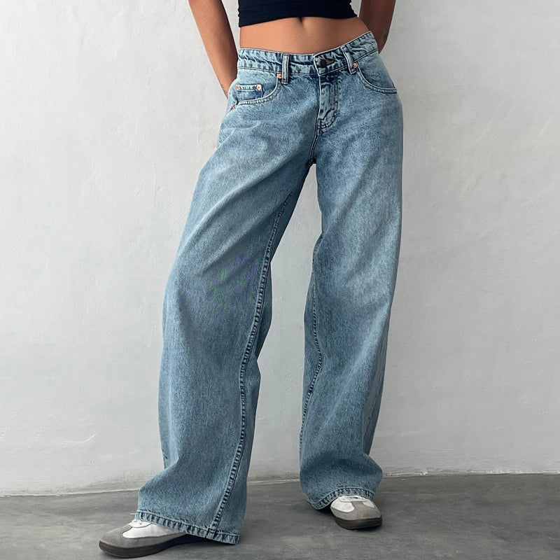 Rivoli Wide-Leg Jeans - Saint Drako