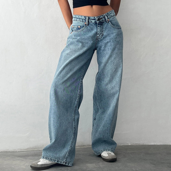 Rivoli Wide-Leg Jeans - Saint Drako