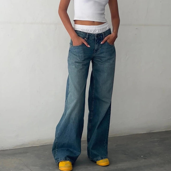 Rivoli Wide-Leg Jeans - Saint Drako