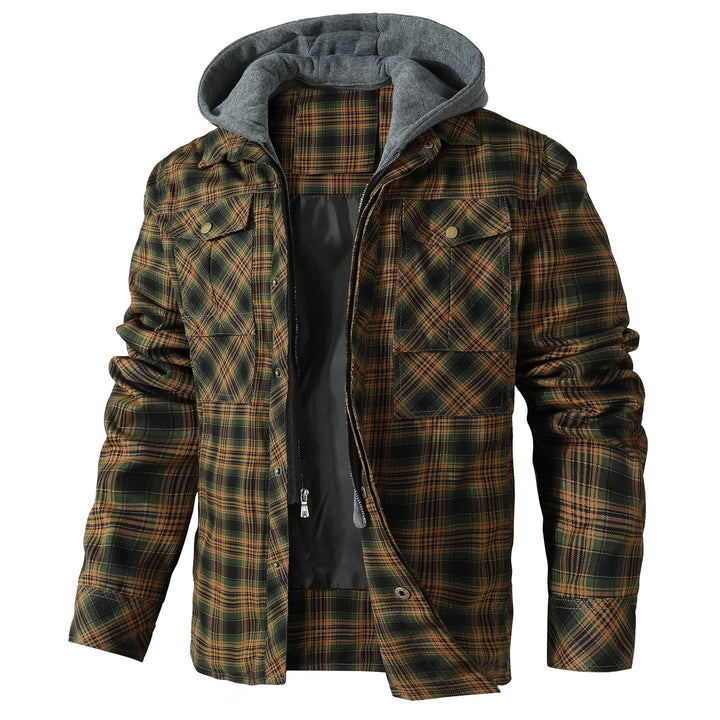 TrailGuard Hooded Flannel Jacket (4 Designs) - Saint Drako