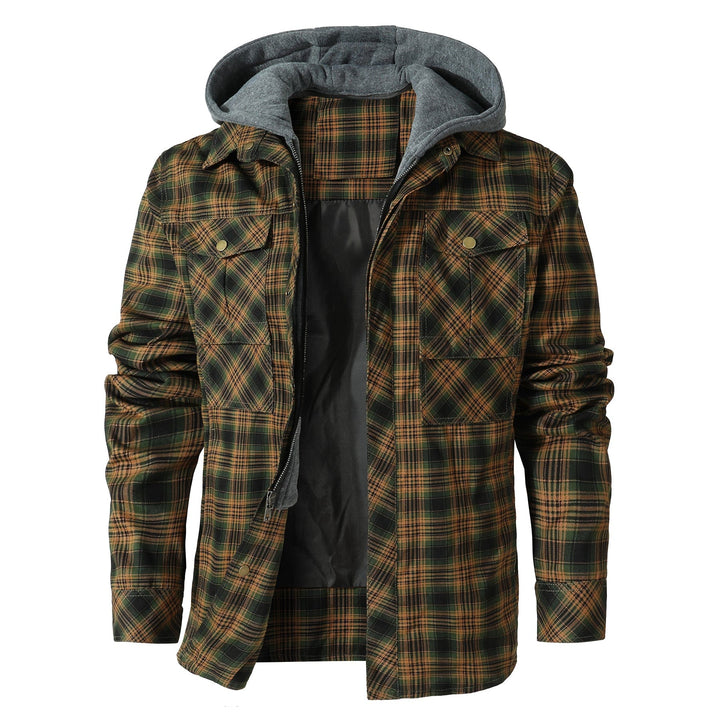 TrailGuard Hooded Flannel Jacket (4 Designs) - Saint Drako