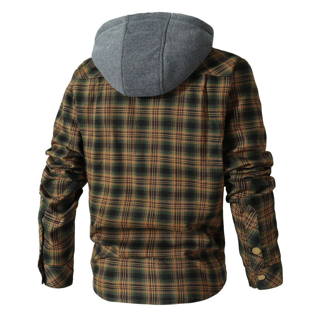 TrailGuard Hooded Flannel Jacket (4 Designs) - Saint Drako