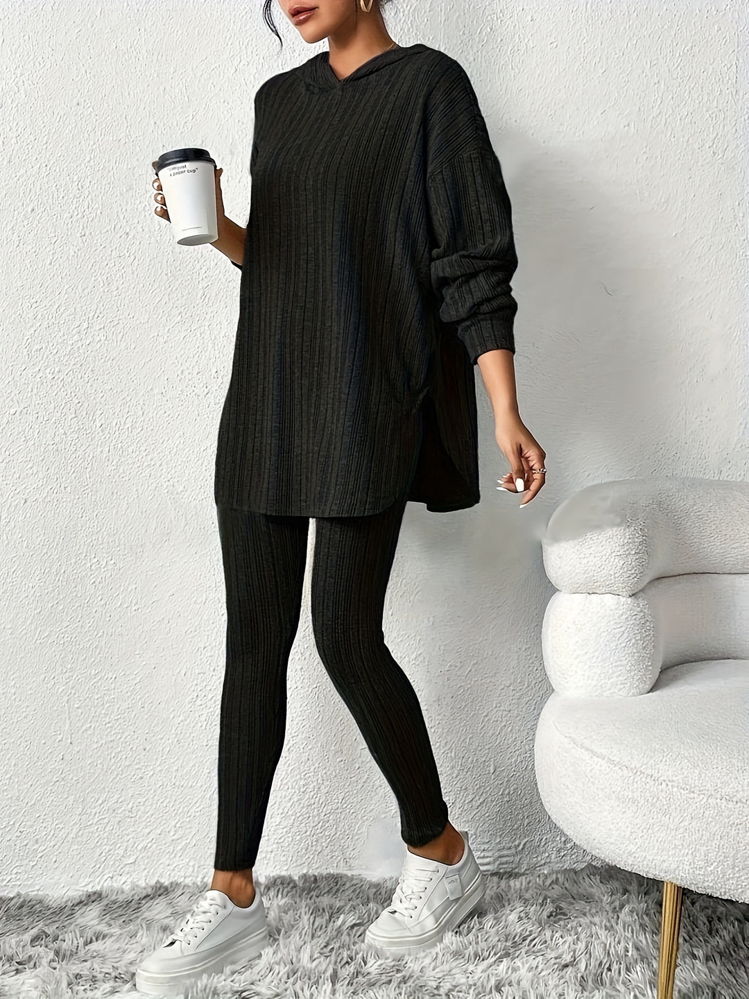 Savira Ribbed Knit Set