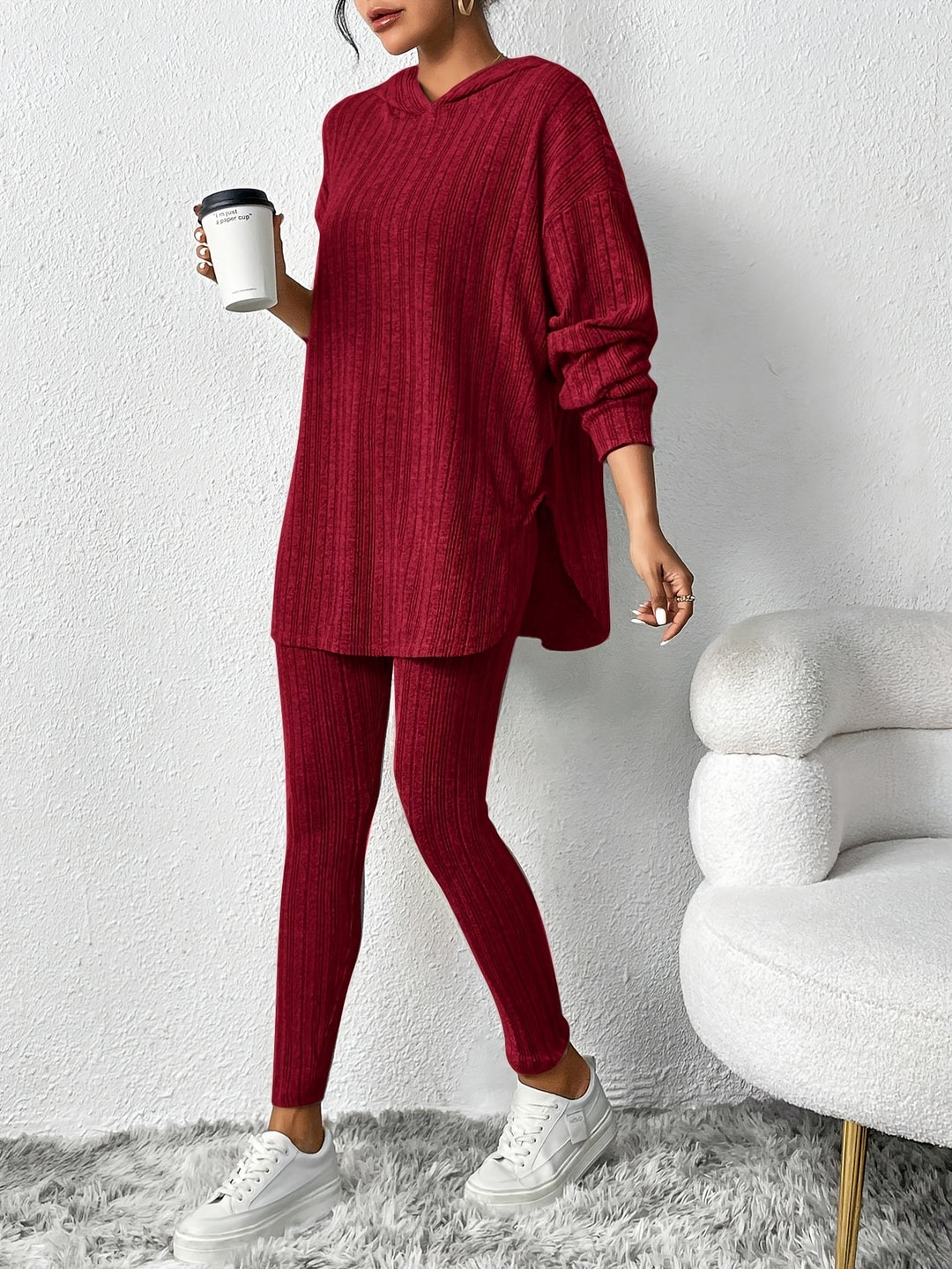 Savira Ribbed Knit Set
