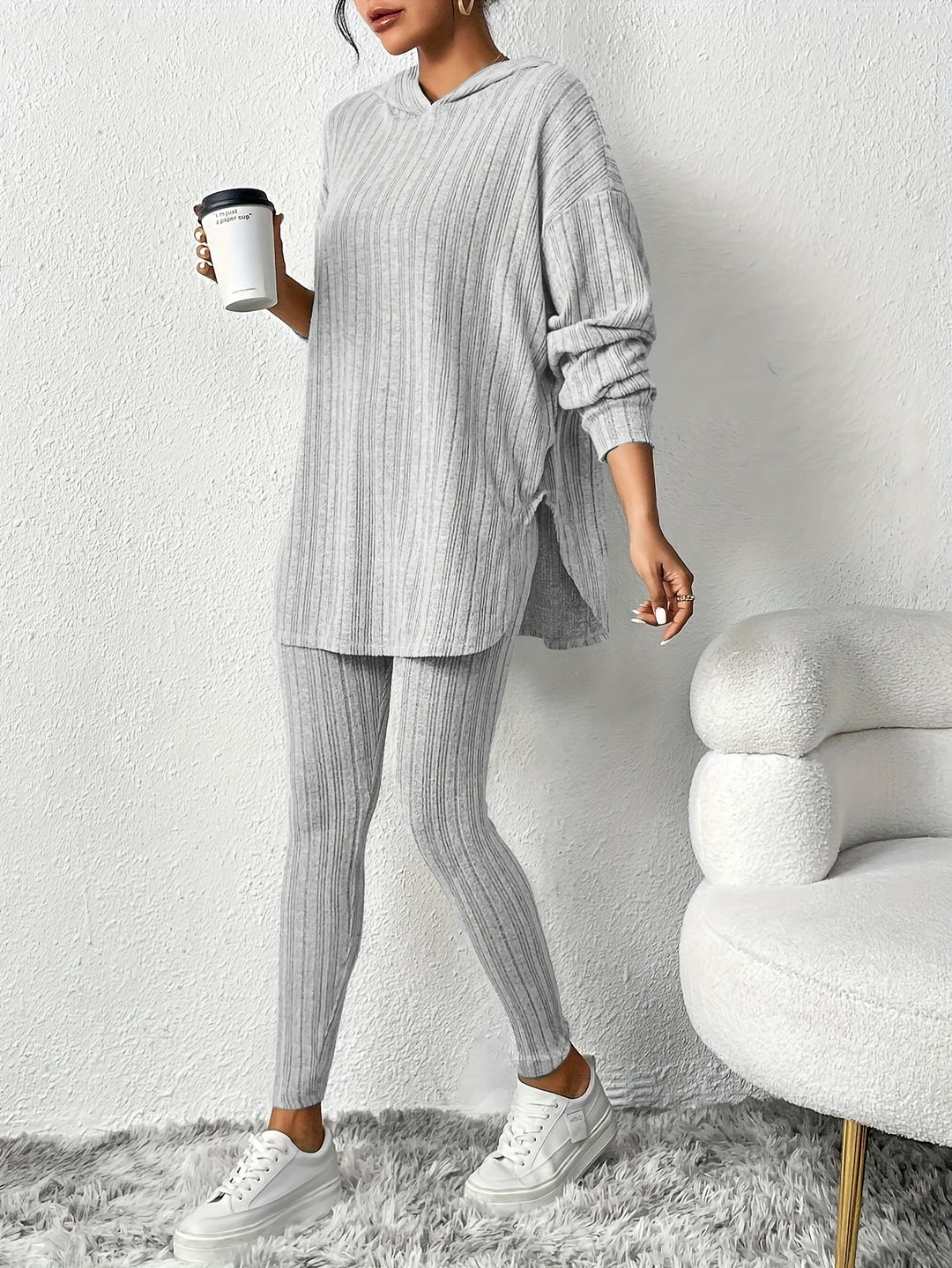 Savira Ribbed Knit Set
